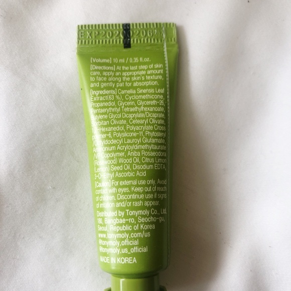 ❤️ 3/$10 TonyMoly The Chok Chok Green Tea Cream - Picture 3 of 3